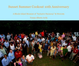 Sunset Summer Cookout 10th Anniversary book cover