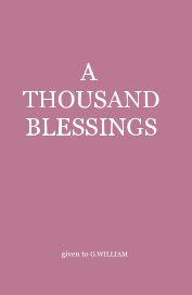 A THOUSAND BLESSINGS book cover