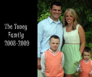 The Toney Family 2008-2009 book cover