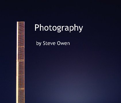 Photography book cover