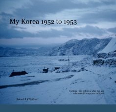 My Korea 1952 to 1953 book cover
