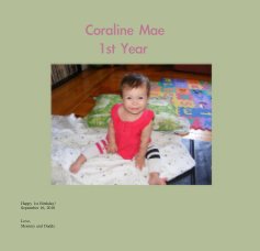 Coraline Mae 1st Year book cover