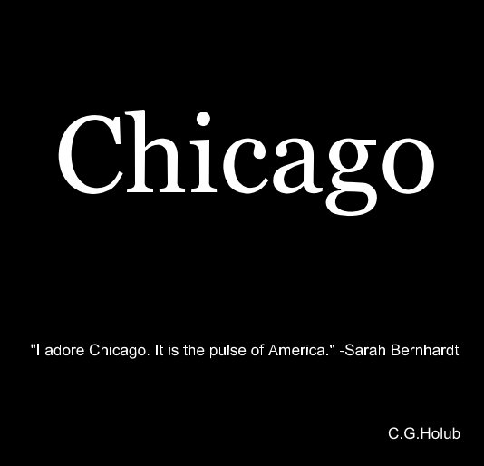 View Chicago by C.G.Holub