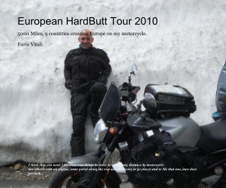 European HardButt Tour 2010 book cover