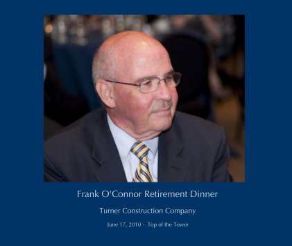 Frank O'Connor Retirement Dinner book cover