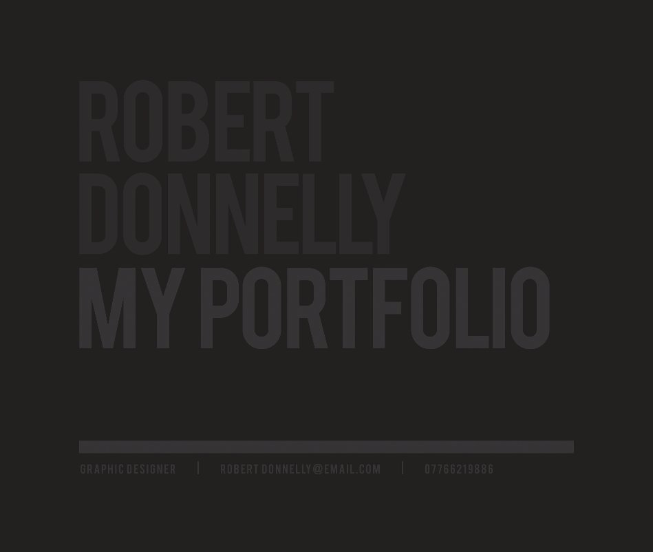 View My Portfolio by Robert Donnelly