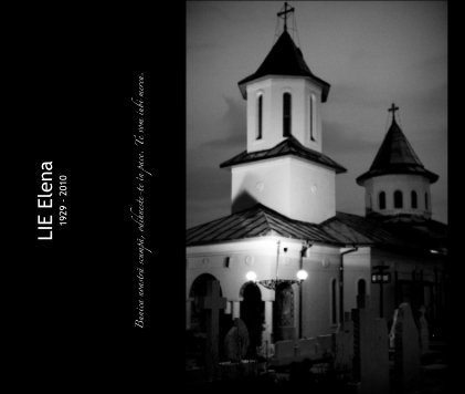 LIE Elena 1929 - 2010 book cover