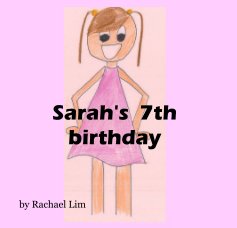 Sarah's 7th birthday book cover