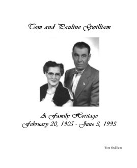 Tom and Pauline Gwilliam book cover