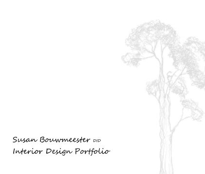 Susan Bouwmeester DID Interior Design Portfolio book cover
