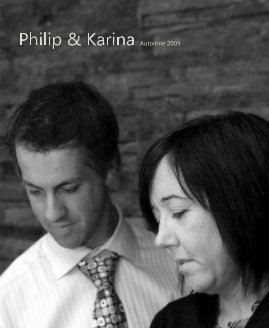 Philip & Karina Automne 2009 book cover
