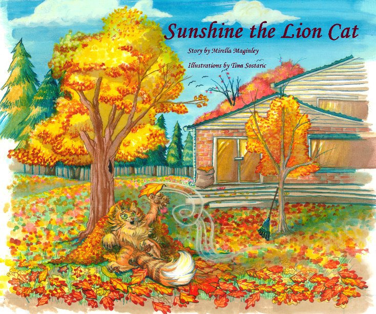 View Sunshine the Lion Cat (softcover or image wrap) by Mirella Maginley