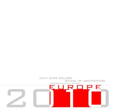 Europe 2010 Hardcover 12x12 book cover