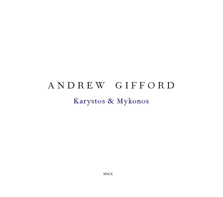 View Karystos & Mykonos by JOHN MARTIN GALLERY