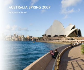 AUSTRALIA SPRING 2007 book cover