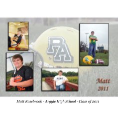 Matt Rosebrook Senior Portraits book cover