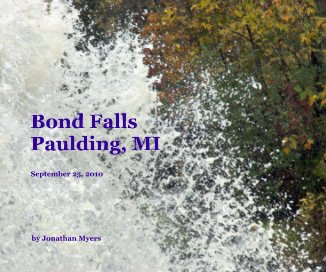 Bond Falls Paulding, MI book cover