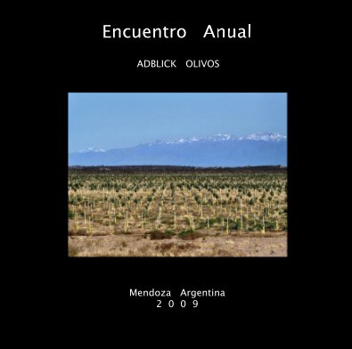 ENCUENTRO ANUAL Mendoza Argentina 2 0 0 9 book cover