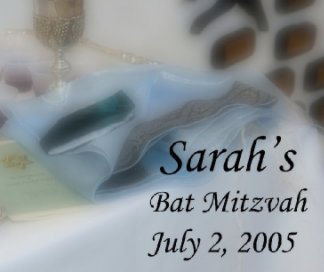 Sarah's Bat Mitzvah book cover