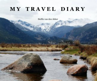 My travel diary book cover