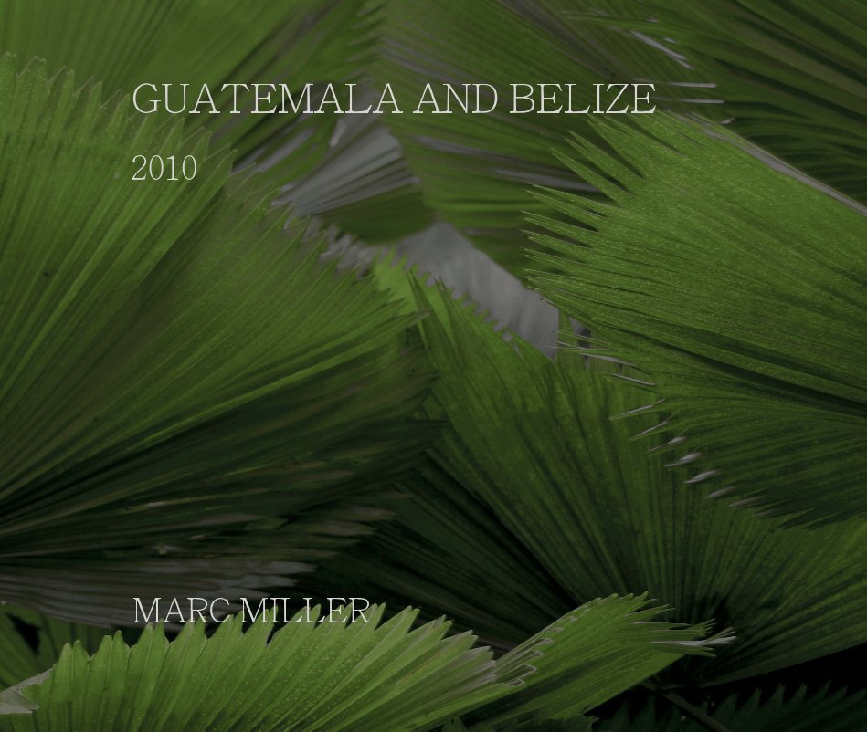 View GUATEMALA AND BELIZE 2010 by MARC MILLER