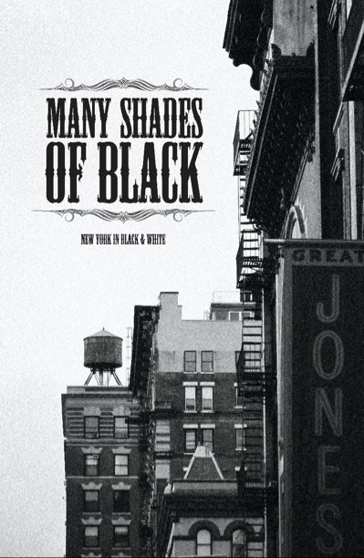 View MANY SHADES OF BLACK VOL. 1 by www.newyorkcitypics.net