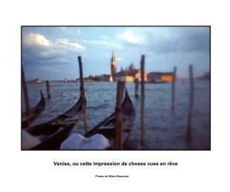 Venise, ou cette impression de choses vues en rêve book cover