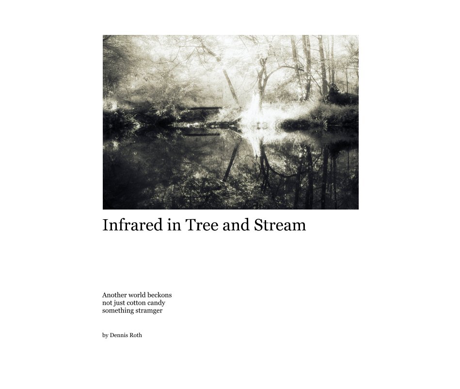 View Infrared in Tree and Stream by Dennis Roth
