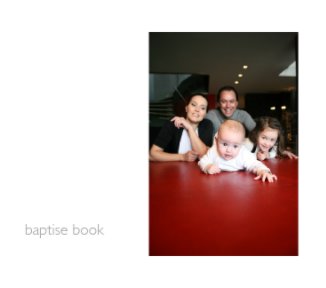 baptise portfolio book cover