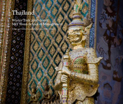 MIT Sloan Thailand Trip 2007-2008 Winter book cover