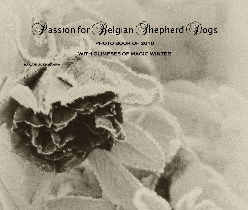 View Passion for Belgian Shepherd Dogs PHOTO BOOK OF 2010 WITH GLIMPSES OF MAGIC WINTER by SAKARI JOENVÄÄRÄ