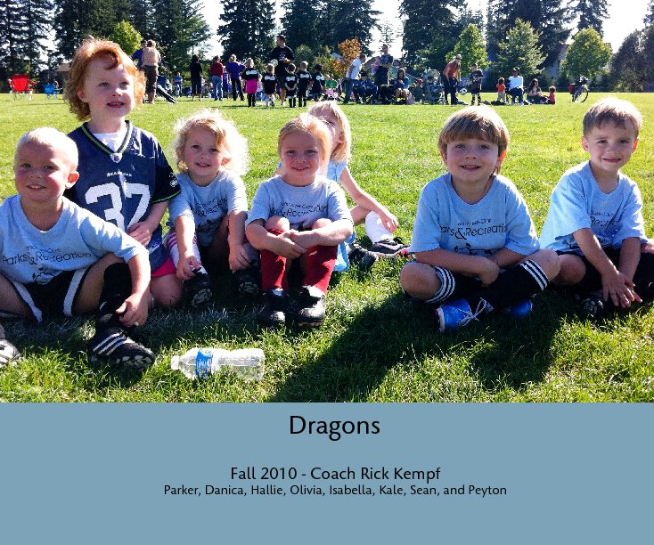 Visualizza Dragons di Fall 2010 - Coach Rick Kempf 
Parker, Danica, Hallie, Olivia, Isabella, Kale, Sean, and Peyton