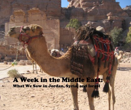 A Week in the Middle East:
What We Saw in Jordan, Syria, and Israel book cover