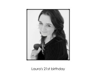 Laura's 21st birthday book cover