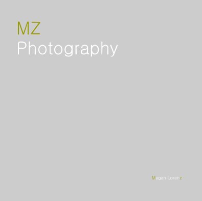 MZ Photography book cover