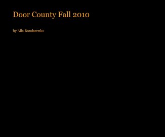 Door County Fall 2010 book cover
