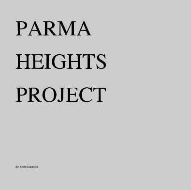 PARMA HEIGHTS PROJECT book cover