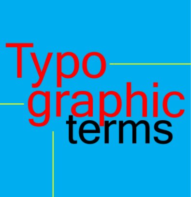 Typographic Terms book cover