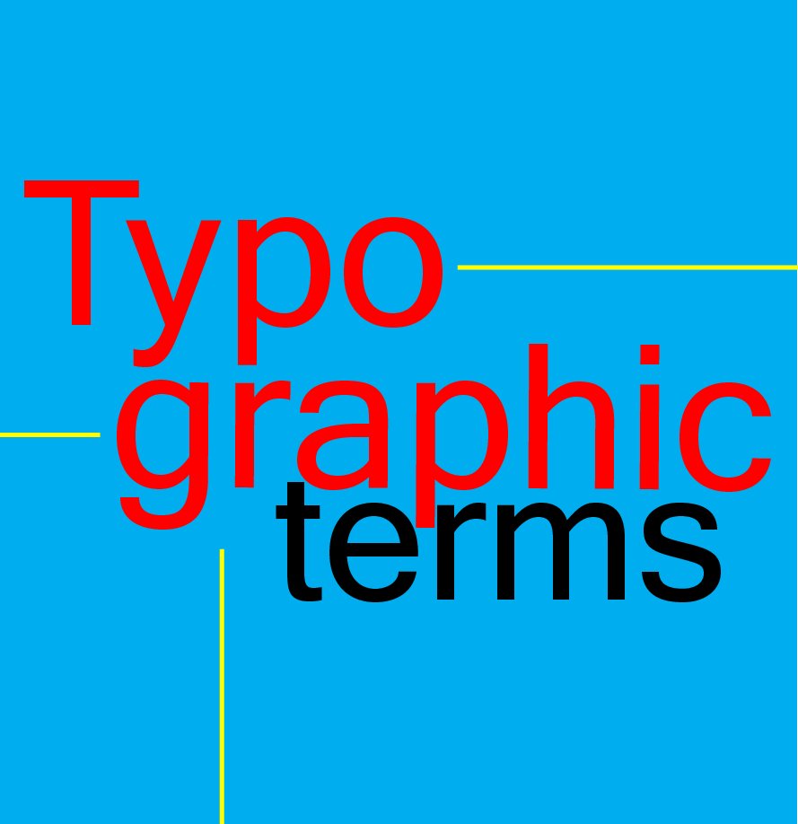 Ver Typographic Terms por Fabian Acuna