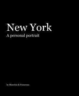 New York A personal portrait book cover