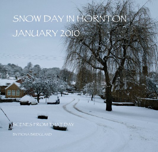 View SNOW DAY IN HORNTON JANUARY 2010 by FIONA BRIDGLAND
