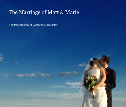 The Marriage of Matt & Marie book cover