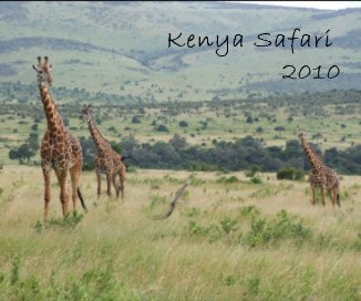 Kenya Safari 2010 book cover