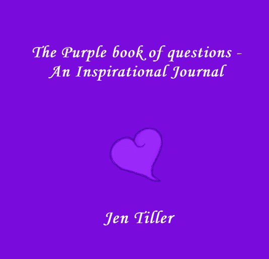 Bekijk The Purple book of questions - An Inspirational Journal op jentiller