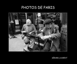 PHOTOS DE PARIS book cover