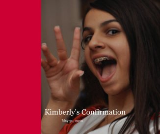 Kimberly's Confirmation book cover