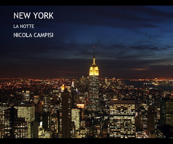 View NEW YORK  La Notte by NICOLA CAMPISI