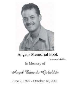 Angel's Memorial Book book cover