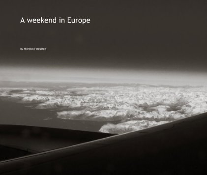 A weekend in Europe book cover