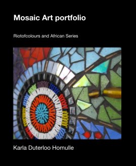 Mosaic Art portfolio book cover